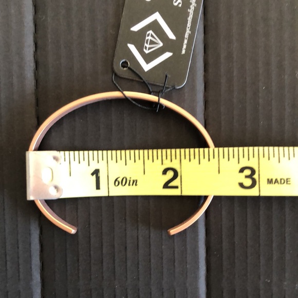 Script Tribe Cuff Bracelet in Rose gold color - Picture 6 of 7